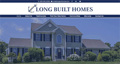 Desktop Screenshot of longbuilthomes.com